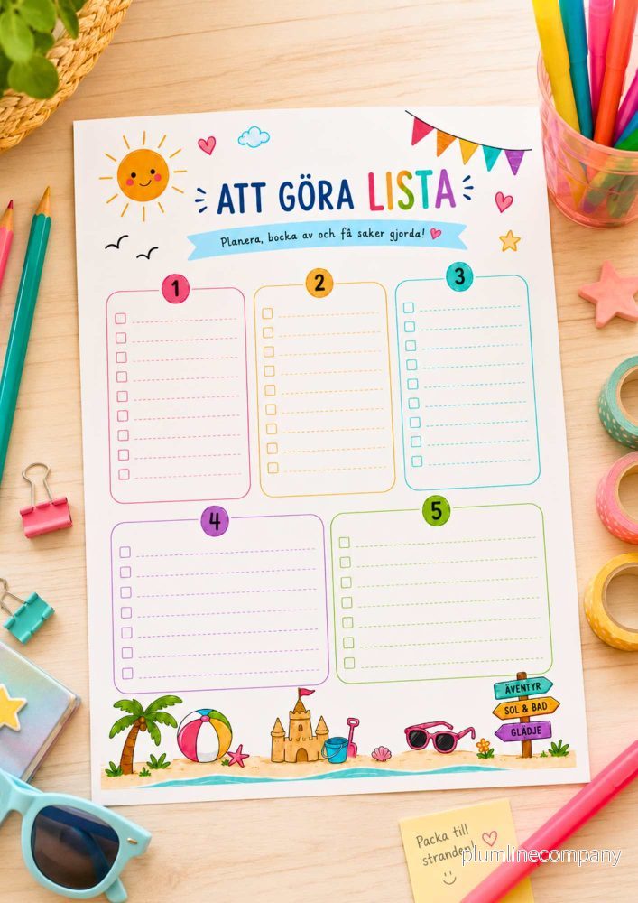 Listpaket - Att göra, packa & planera - Bild 2