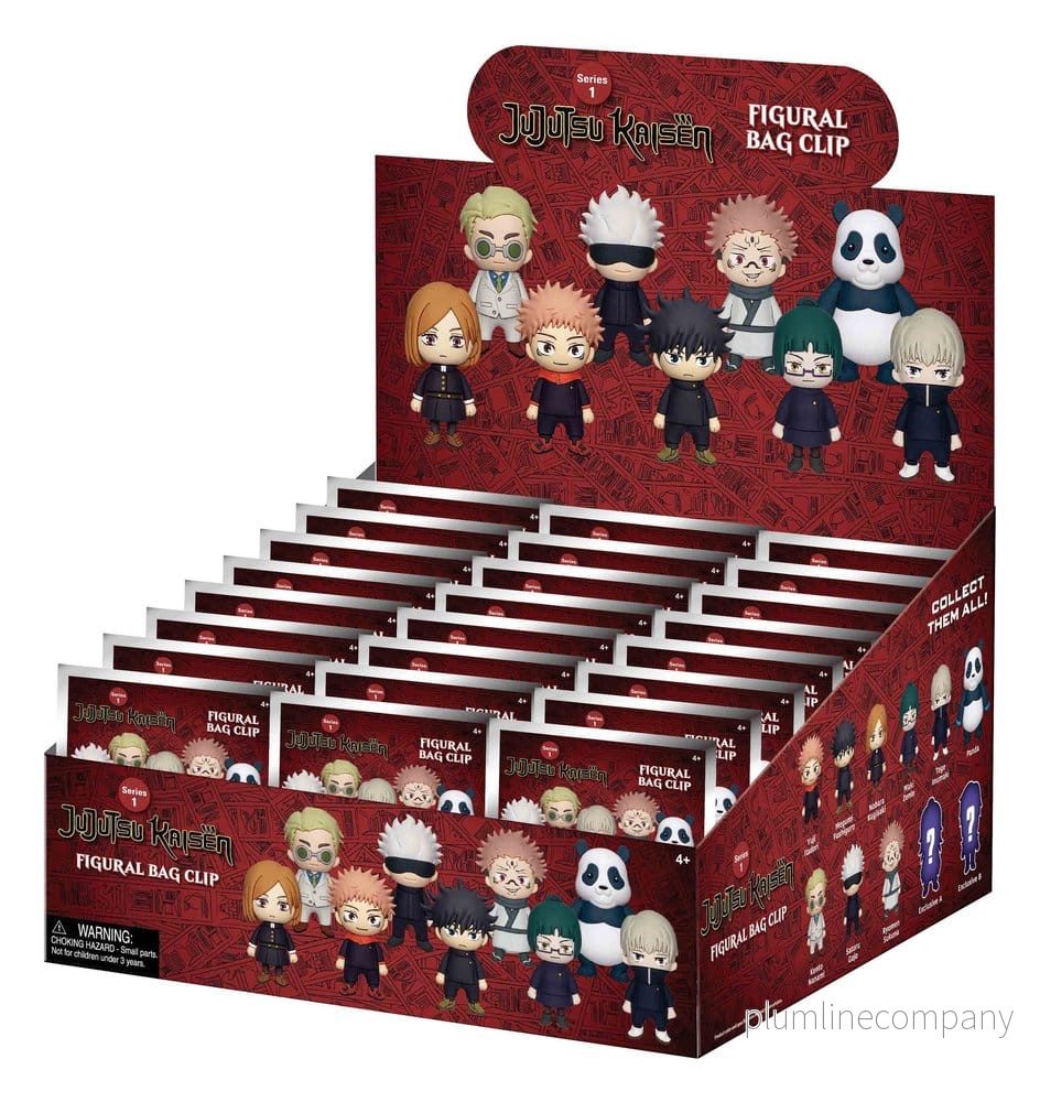 Jujutsu Kaisen 3D Skumpåse Clips Serie 1 Display (24) Jujutsu Kaisen 3D Skumpåse Clips Serie 1 Display (24)