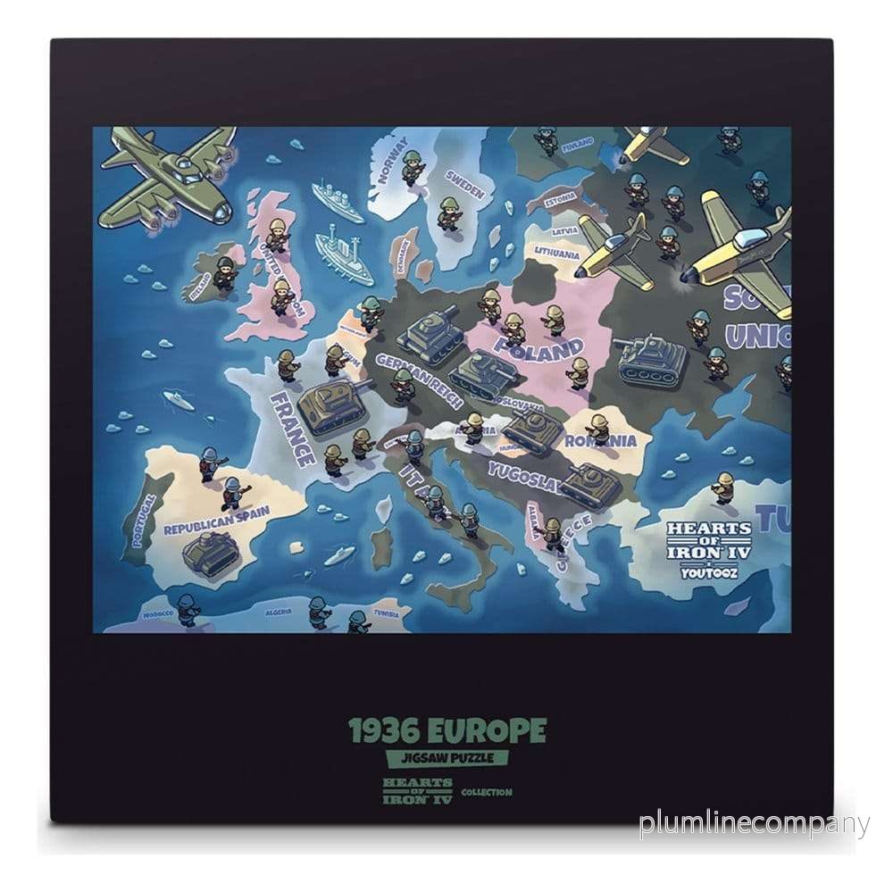 Hearts of Iron Puzzle 1936 Europe