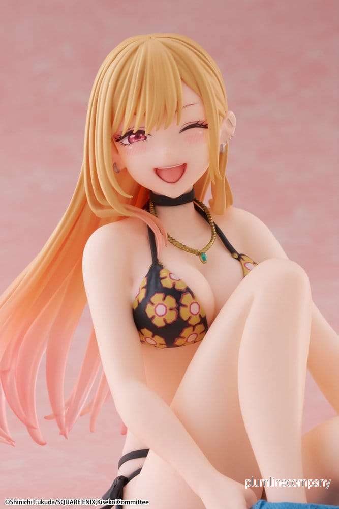 My Dress-Up Darling Desktop Cute PVC-figur Marin Kitagawa (Measured Swimsuit Ver.) Nyutgåva 13 cm - Bild 3