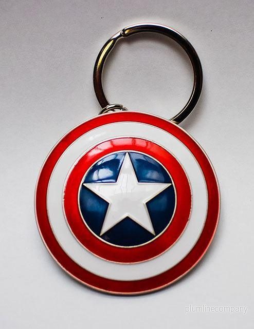 Marvel Comics Metal Nyckelring Captain America Shield - Bild 2