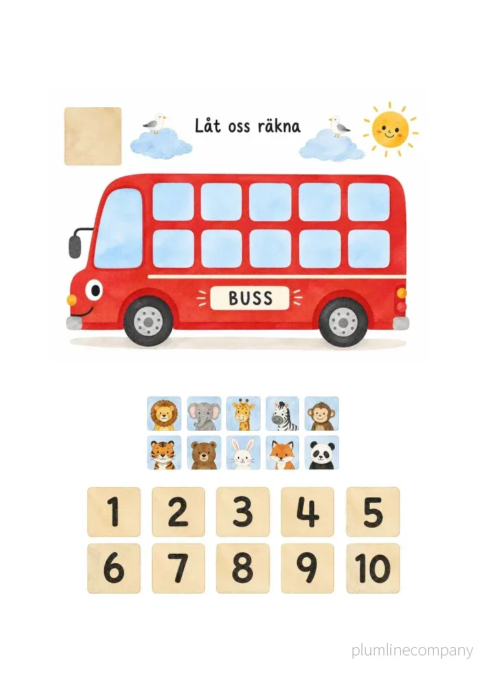 Lär dig räkna med bussen