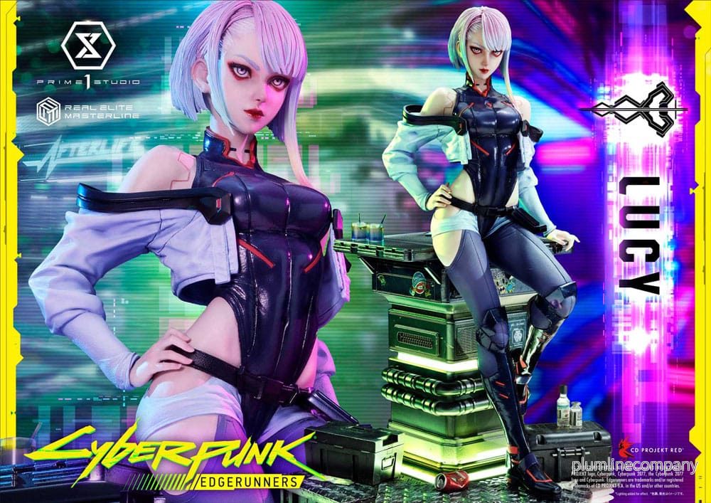Cyberpunk: Edgerunners Real Elite Masterline Series staty 1/4 Lucy 50 cm - Bild 2