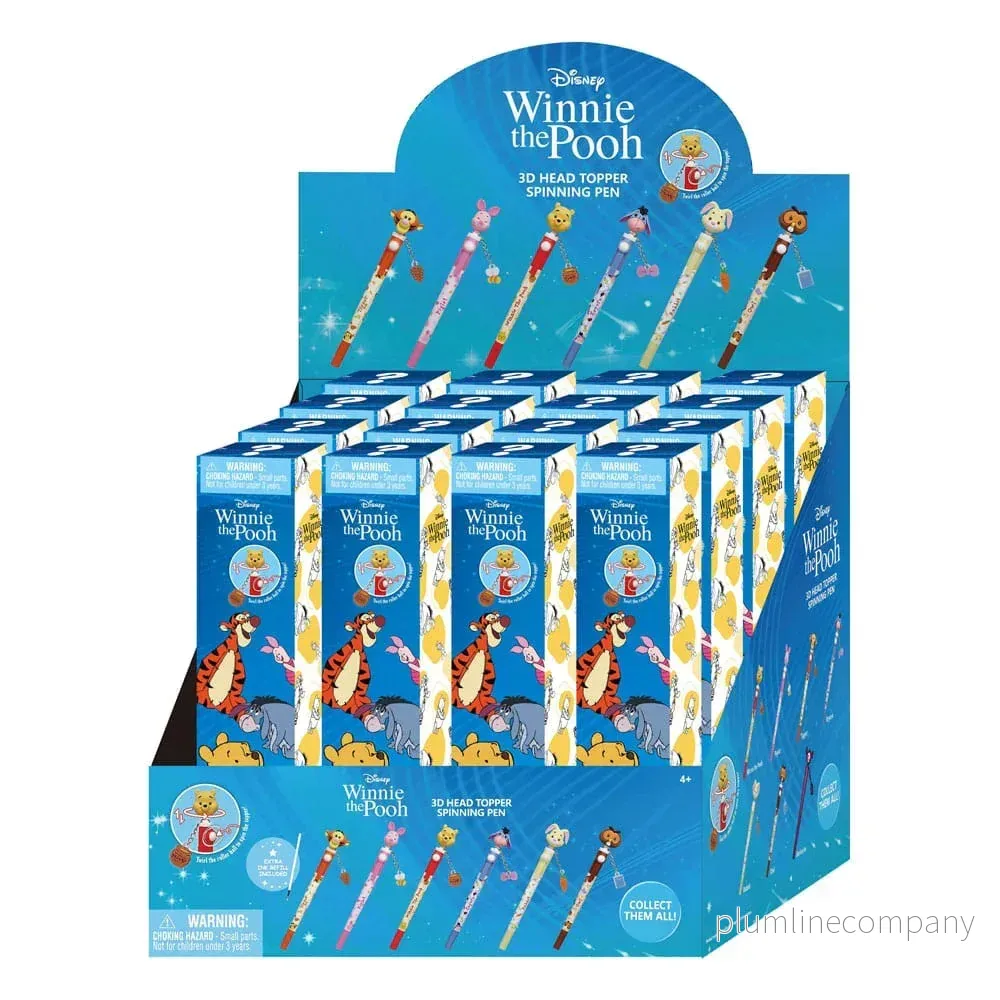Winnie-the-Pooh 3D Huvud Topp Penna med Snurrfunktion Winnie-the-Pooh 3D Huvud Topp Penna med Snurrfunktion