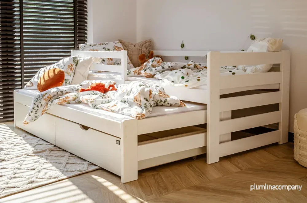Barnsäng med gästsäng och 2 lådor 90x200 - SENSO - Bild 2