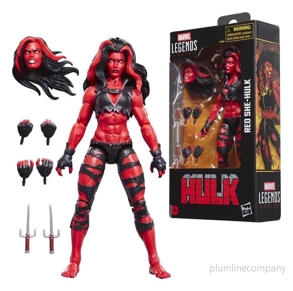 Marvel Legends Actionfigur Red She-Hulk 15 cm från Hulk - Bild 2