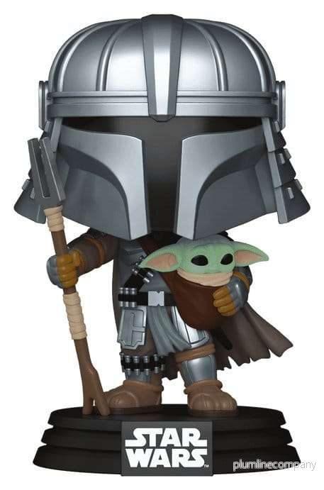 Star Wars POP! Vinyl Bobblehead Figur Mandalorian med Grogu (Impressions) Exclusive 9 cm Star Wars POP! Vinyl Bobblehead Figur Mandalorian med Grogu (Impressions) Exclusive 9 cm