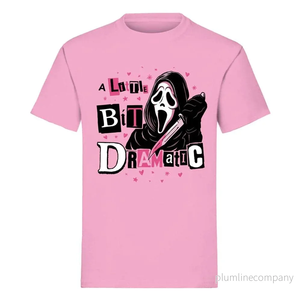 Scream T-shirt Ghost Face A Little Bit Dramatic
