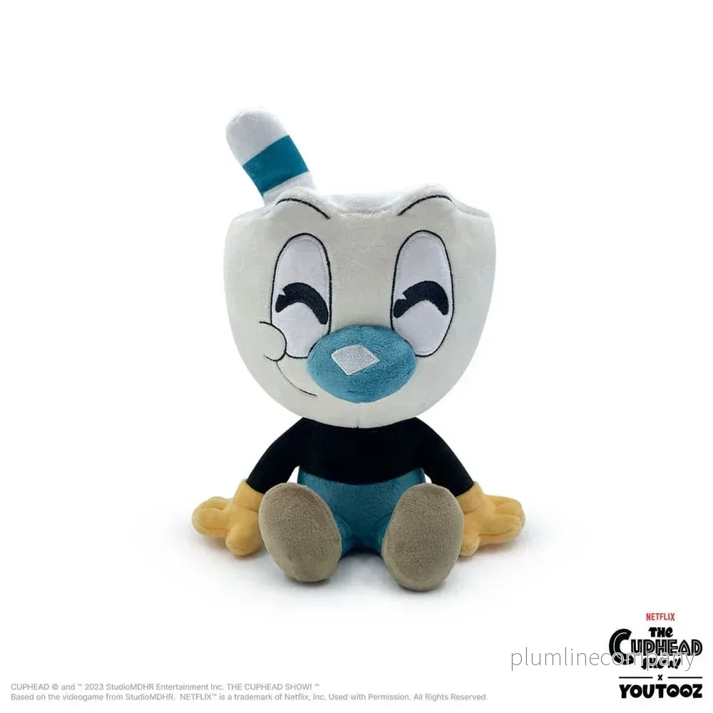 Cuphead Gosedjur Mugman 22 cm – Perfekt För Kramar Cuphead Gosedjur Mugman 22 cm – Perfekt För Kramar