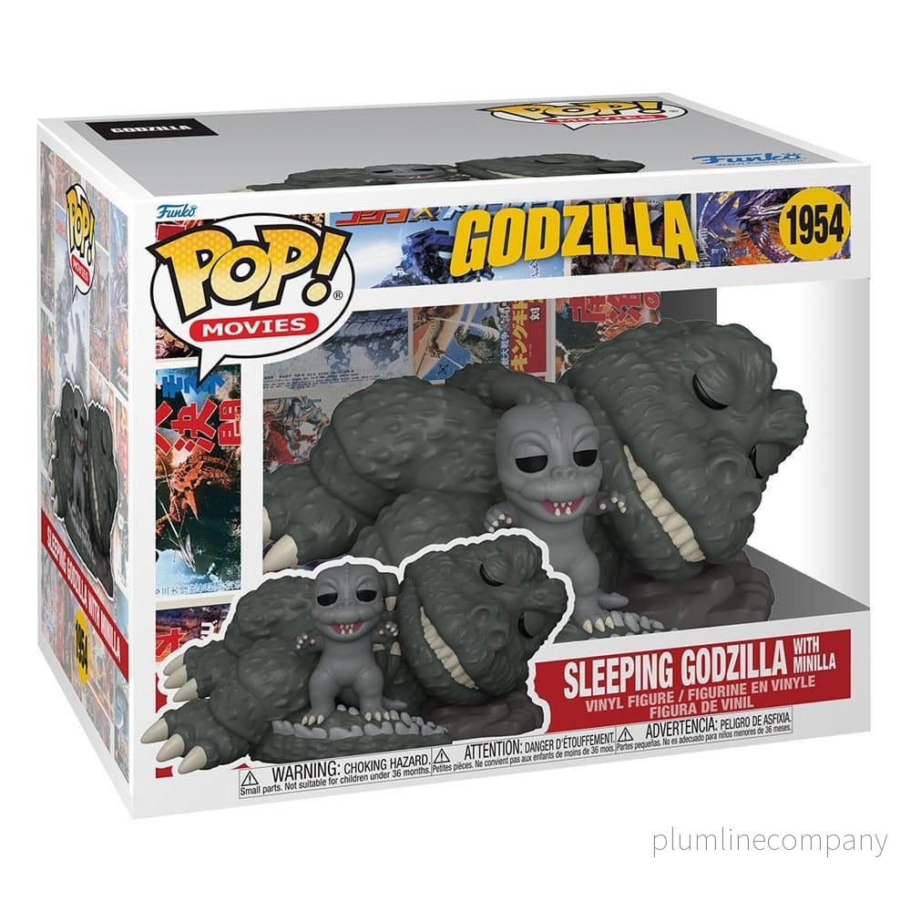 Godzilla Super Sized POP! Movies Figur Sleeping Godzilla med Minilla - 15 cm - Bild 3