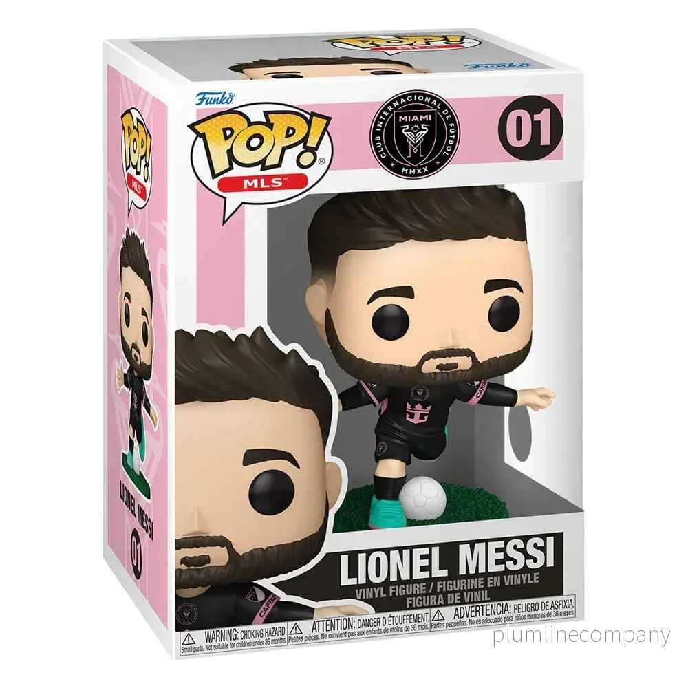 MLS POP! Sports Figur Inter Miami - Lionel Messi (Borta) 9 cm - Bild 3