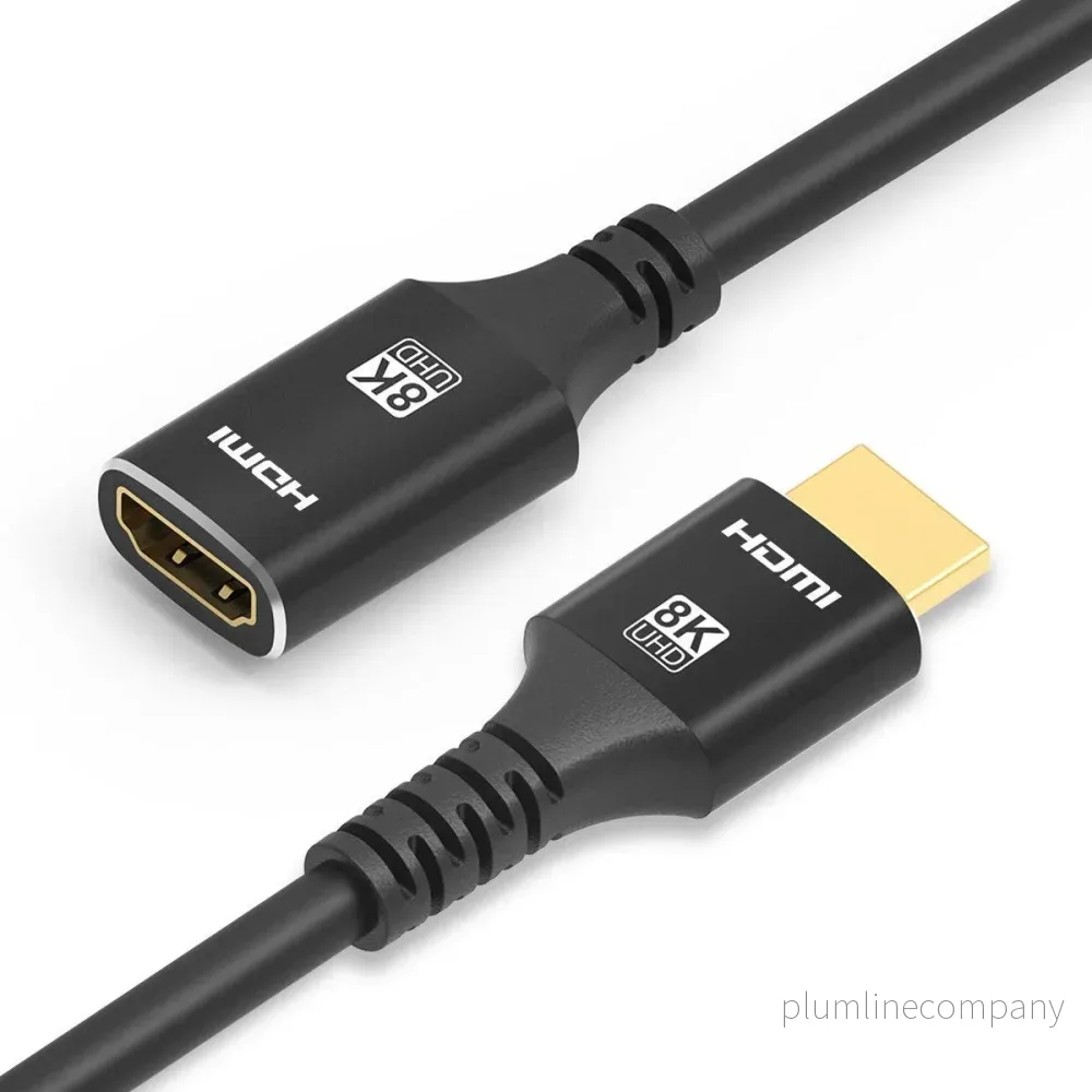 NÖRDIC HDMI förlängningskabel 2m 8K60Hz 4K144 HDMI 2,1 48Gbps Ultra High Speed HDMI NÖRDIC HDMI förlängningskabel 2m 8K60Hz 4K144 HDMI 2,1 48Gbps Ultra High Speed HDMI