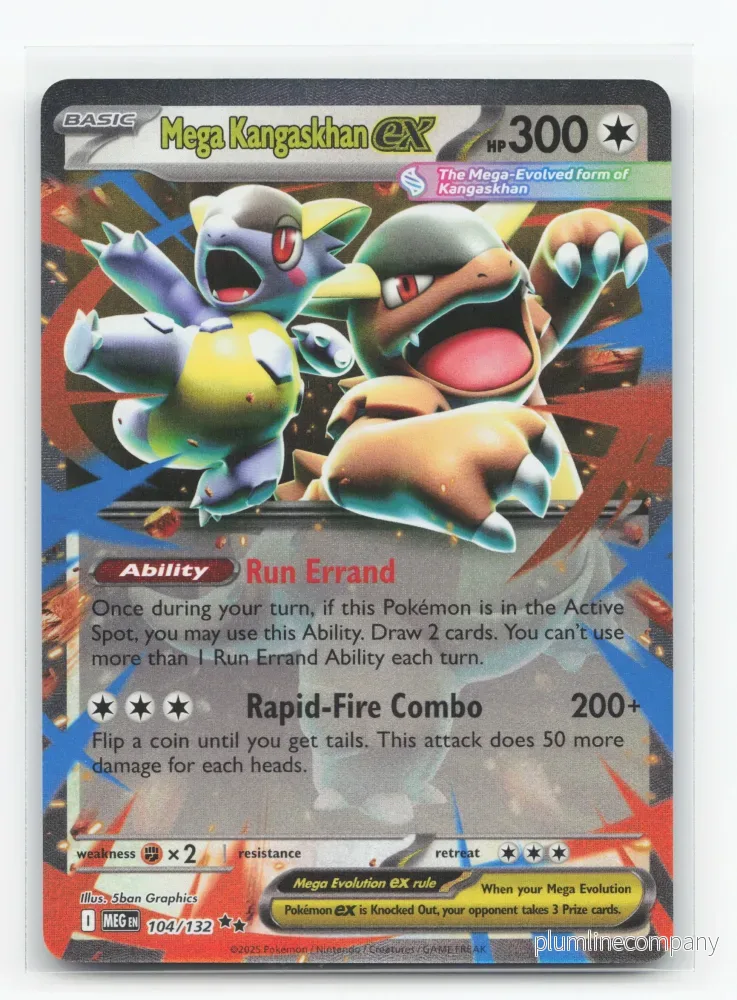 Mega Kangaskhan ex 104/132 – Mega Evolution Mega Kangaskhan ex 104/132 – Mega Evolution