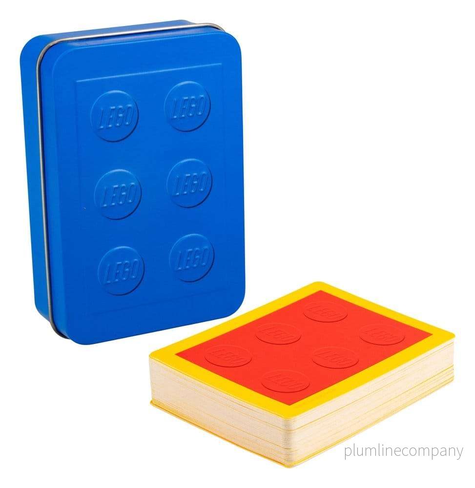 Lego spelkort i plåtburk - Bild 2