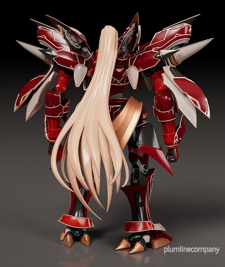 The Legend of Heroes: Trails of Cold Steel Moderoid Plastmodellbyggsats Testa-Rossa, den Karmosinröda Riddaren 18 cm - Bild 3