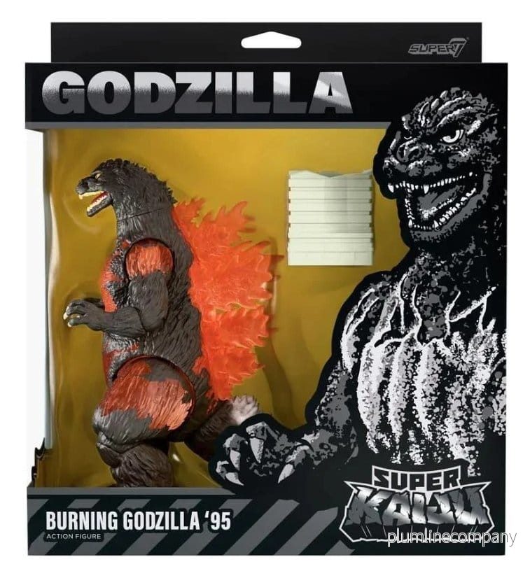 Godzilla Toho Super Kaiju Actionfigur Våg 02 Brinnande Godzilla 1995 Godzilla Toho Super Kaiju Actionfigur Våg 02 Brinnande Godzilla 1995