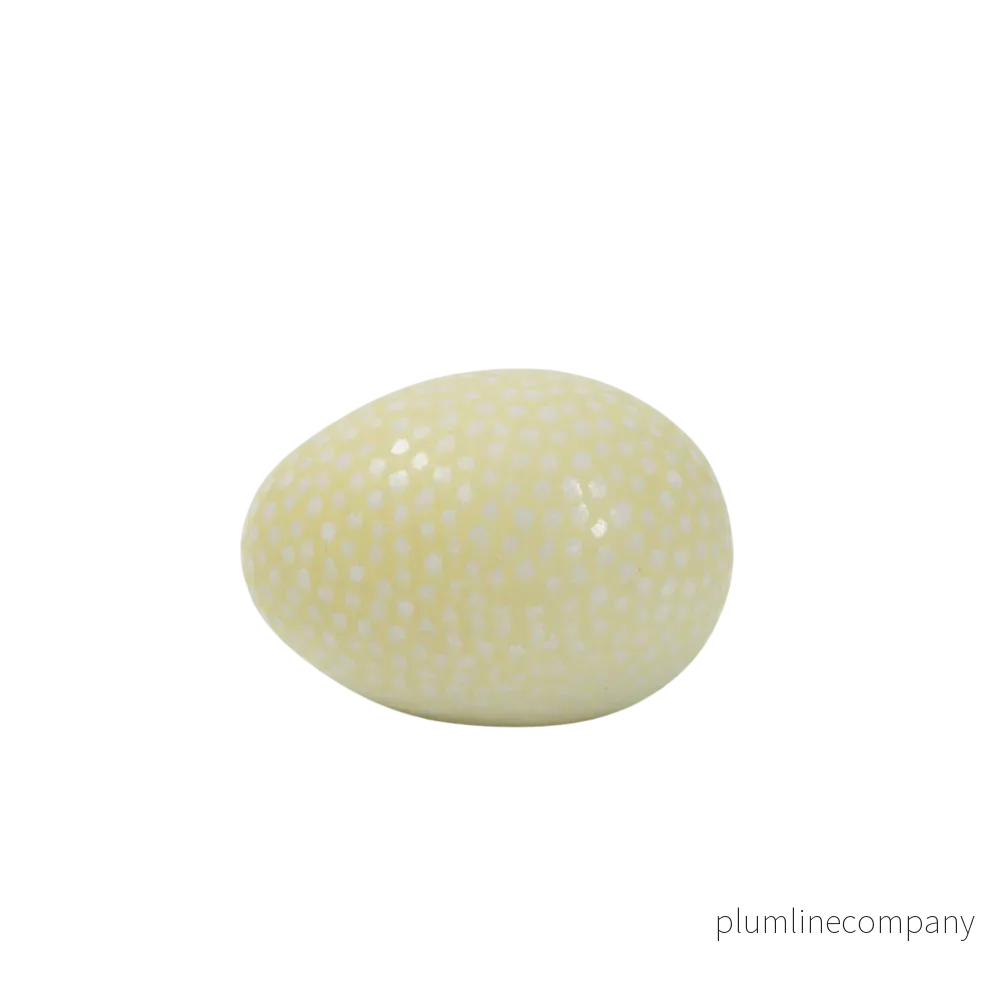 Ägg Mini Prick Smörgul/vit