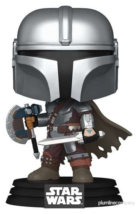 Star Wars: The Mandalorian and Grogu POP! figur The Mandalorian (Dual Wield) 9 cm