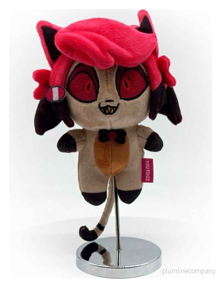Hazbin Hotel Nyckelring gosedjur Alastor Kitty 13 cm mjukisdjur Hazbin Hotel Nyckelring gosedjur Alastor Kitty 13 cm mjukisdjur
