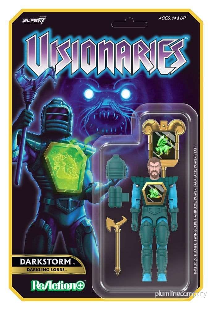 Visionaries ReAction+ Actionfigur Våg 01 Darkstorm Visionaries ReAction+ Actionfigur Våg 01 Darkstorm