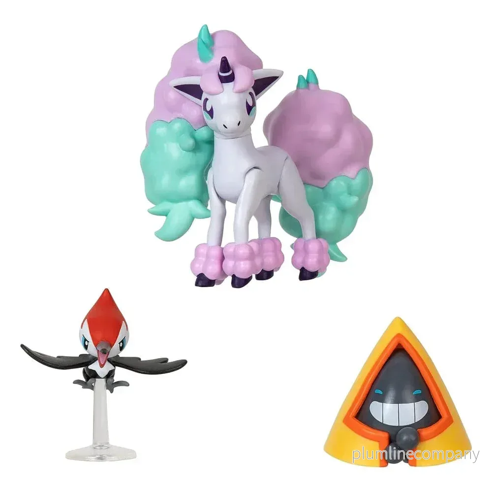 Pokémon Kampfigur Set 3-Pack: Pikipek, Snorunt, Ponyta Pokémon Kampfigur Set 3-Pack: Pikipek, Snorunt, Ponyta
