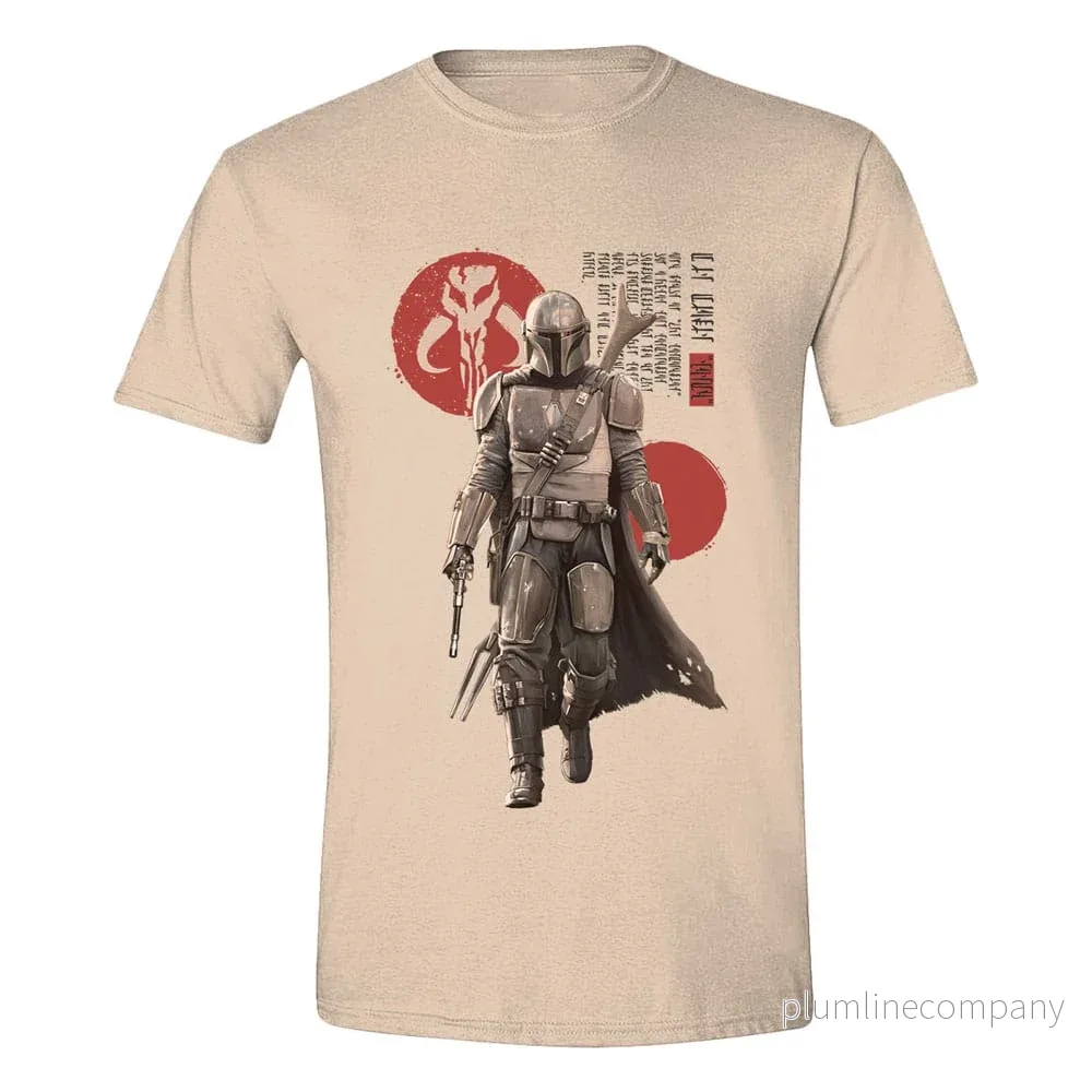 Star Wars The Mandalorian T-shirt med Mandalorian-manuskript