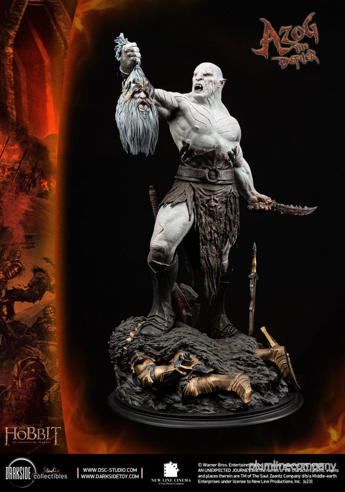 The Hobbit MS Series Staty 1/3 Azog The Defiler John Howe Signature Edition 90 cm - Bild 2