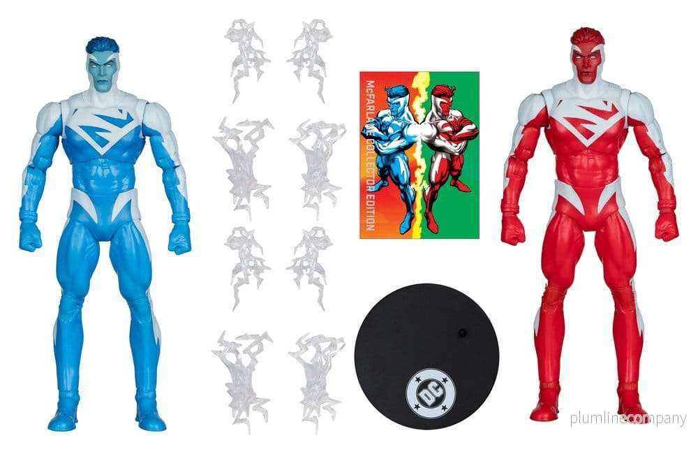 DC Multiverse Action Figures 2-Pack Superman Blue vs. Superman Red (Gold Label) 18 cm - Bild 2