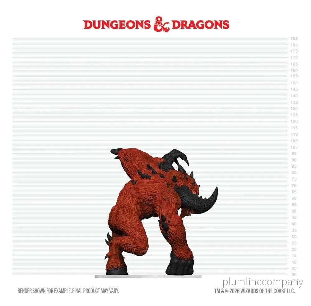 D&D Icons of the Realms Boxed förmålad miniatyrfigur Goristro 15 cm - Bild 2