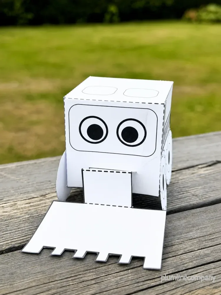 Vik din egen traktor – 3D-pyssel i papper - Bild 3