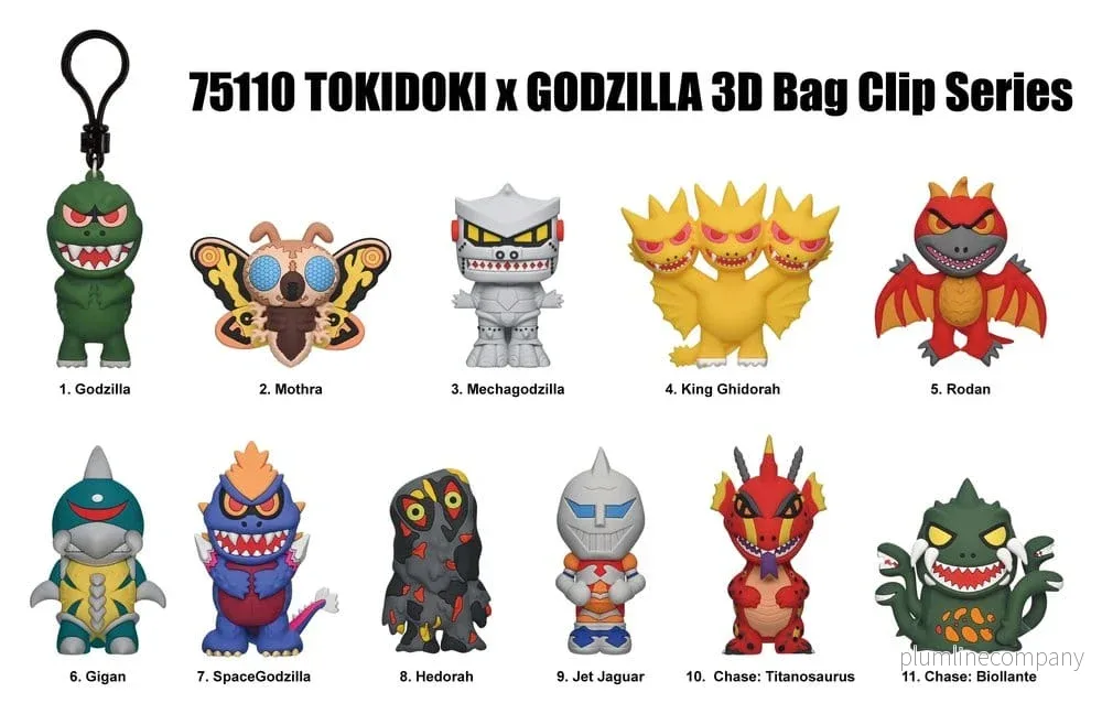 Tokidoki x Godzilla 3D Skumpåse Clips Display (24) - Bild 3
