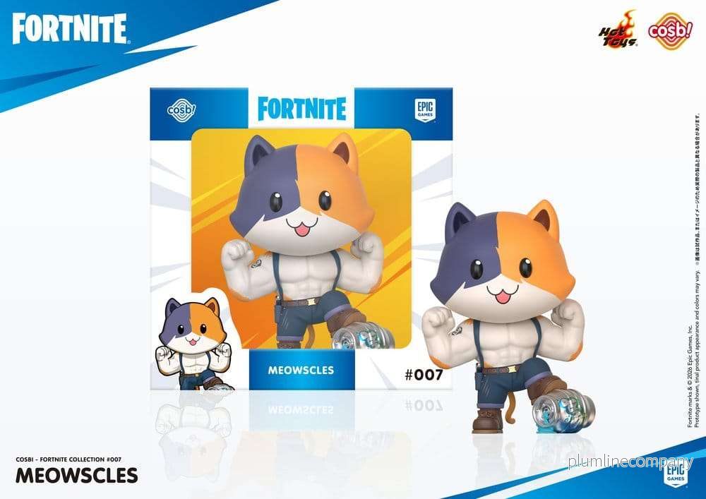 Fortnite Cosbi minifigur Meowscles 8 cm - Bild 2