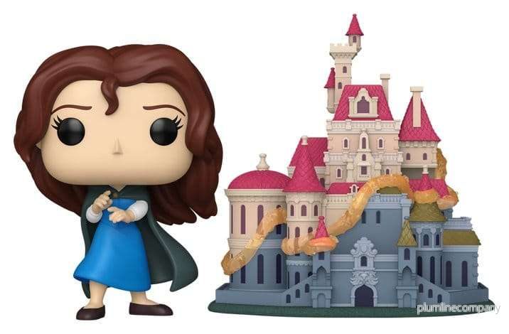 Beauty and the Beast POP! Town Vinyl Figures Belle with Castle 9 cm Beauty and the Beast POP! Town Vinyl Figures Belle with Castle 9 cm
