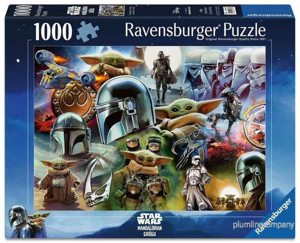 The Mandalorian och Grogu Pussel (1000 Bitar)