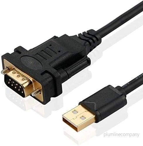 USB-A till RS232 DB9 han-kabel för seriella enheter med FTDI Chipset USB-A till RS232 DB9 han-kabel för seriella enheter med FTDI Chipset