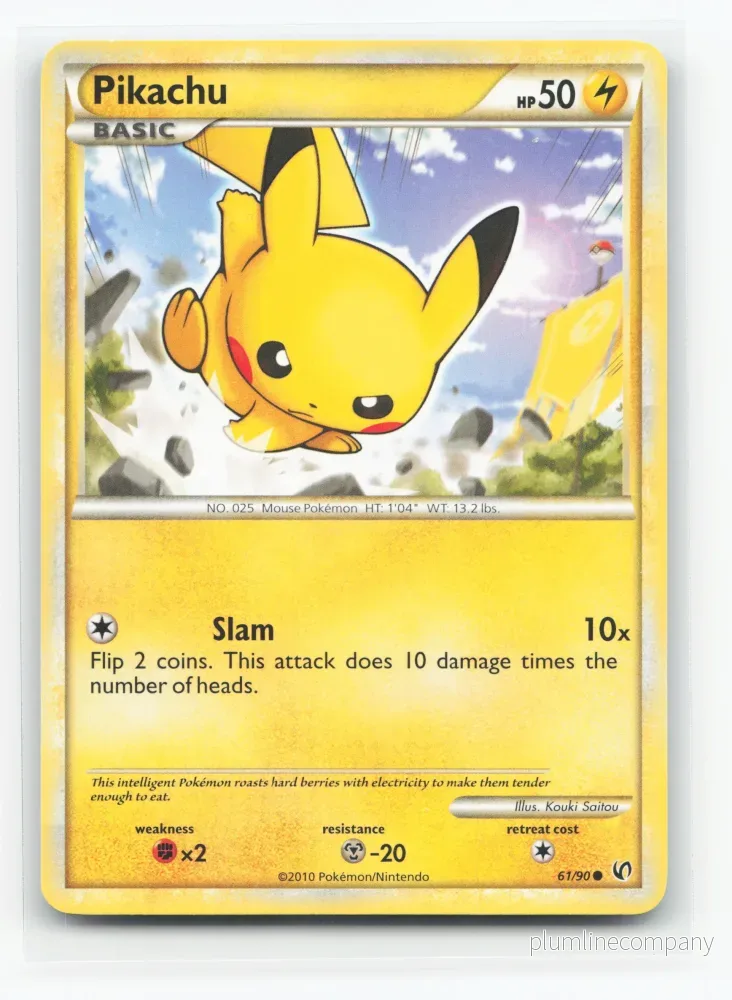 Pikachu 61/90 – HS—Undaunted Pikachu 61/90 – HS—Undaunted