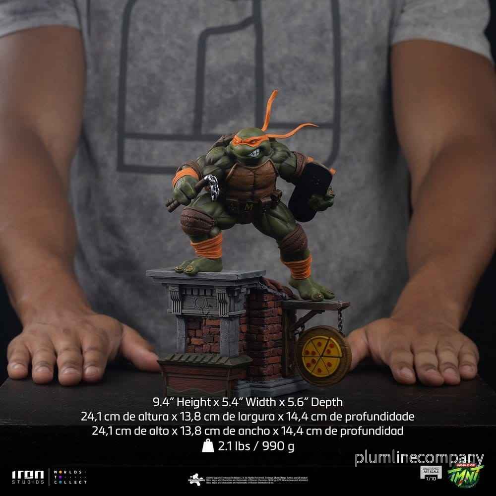 Teenage Mutant Ninja Turtles Art Scale Figur 1/10 Michelangelo Släppt Fri 24 cm - Bild 2