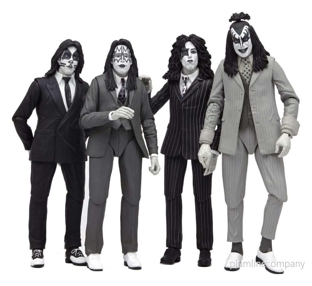 KISS Action Figures 4-Pack Dressed to Kill Album Cover 18 cm KISS Action Figures 4-Pack Dressed to Kill Album Cover 18 cm