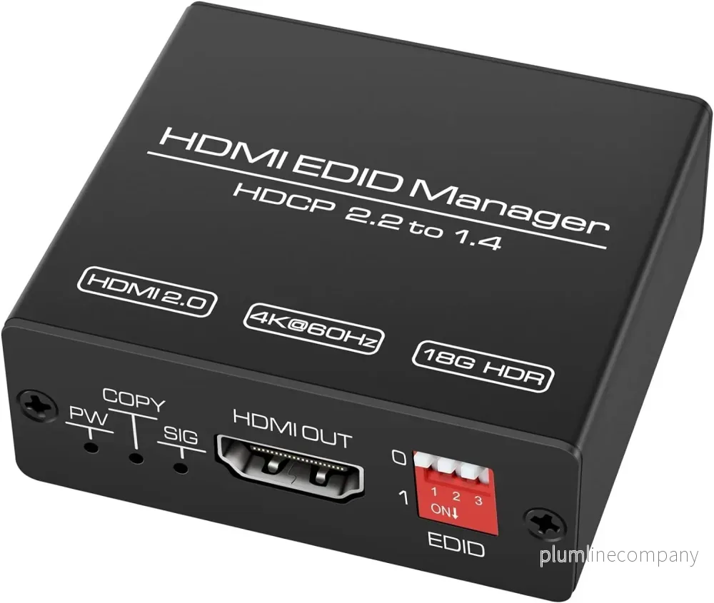 HDMI EDID Emulator – HDMI 2.0b 4K60Hz 18Gbps HDCP2.2 CEC HDR YUV 4:4:4