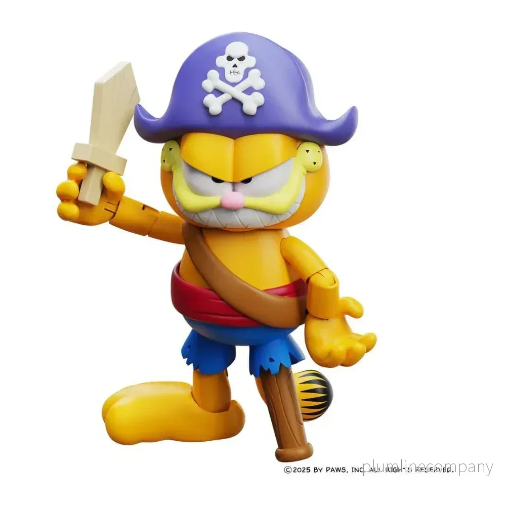 Garfield Action Figur 2 Pack – Pirate Garfield och Pirate Odie - Bild 3
