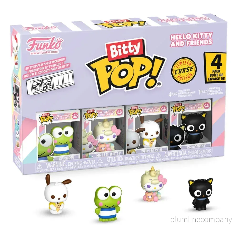 Hello Kitty och Vänner Bitty POP! Figur 4-Pack Serie 2 - Bild 2