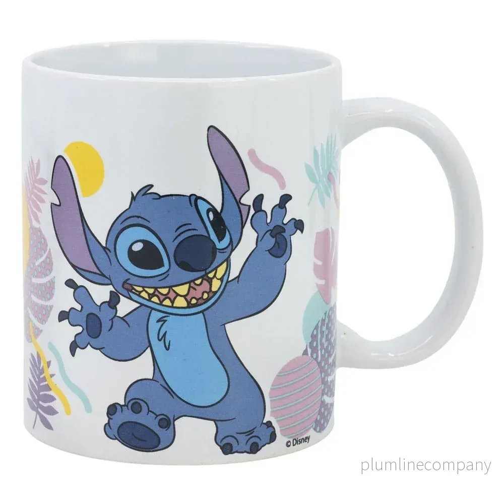 Lilo & Stitch Mug med Hawaiiansk Blomma 325 ml - Bild 2