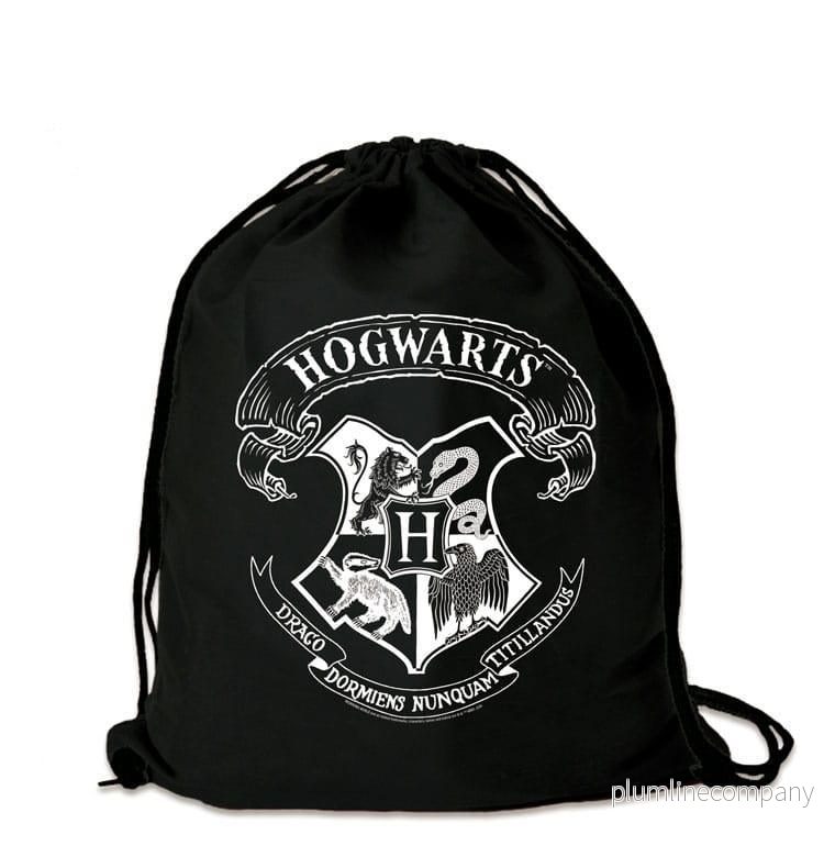Harry Potter Gym Bag Hogwarts (White) Harry Potter Gym Bag Hogwarts (White)