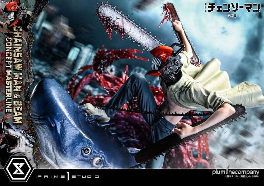 Chainsaw Man Concept Masterline Series staty 1/6 Chainsaw Man & Beam 73 cm - Bild 3