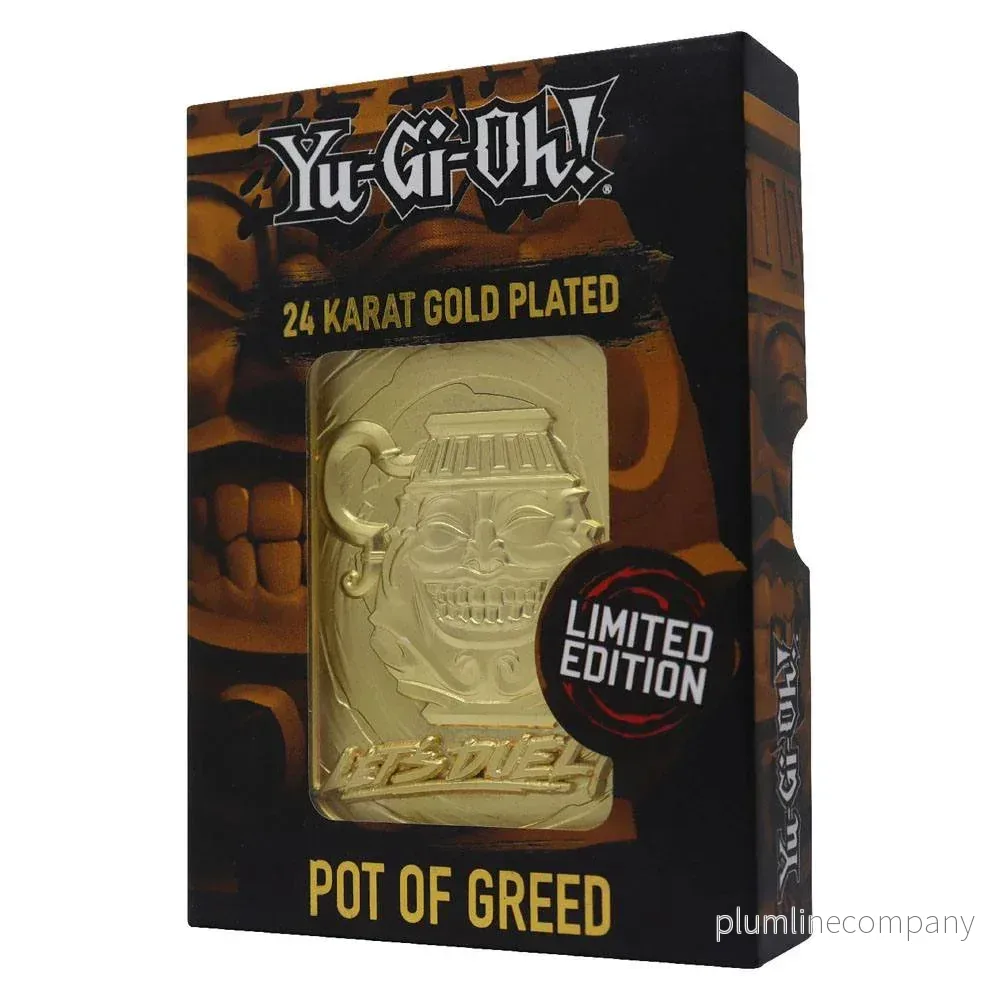 Yu-Gi-Oh! Replica Kort - Pot of Greed (Guldpläterad) - Bild 3