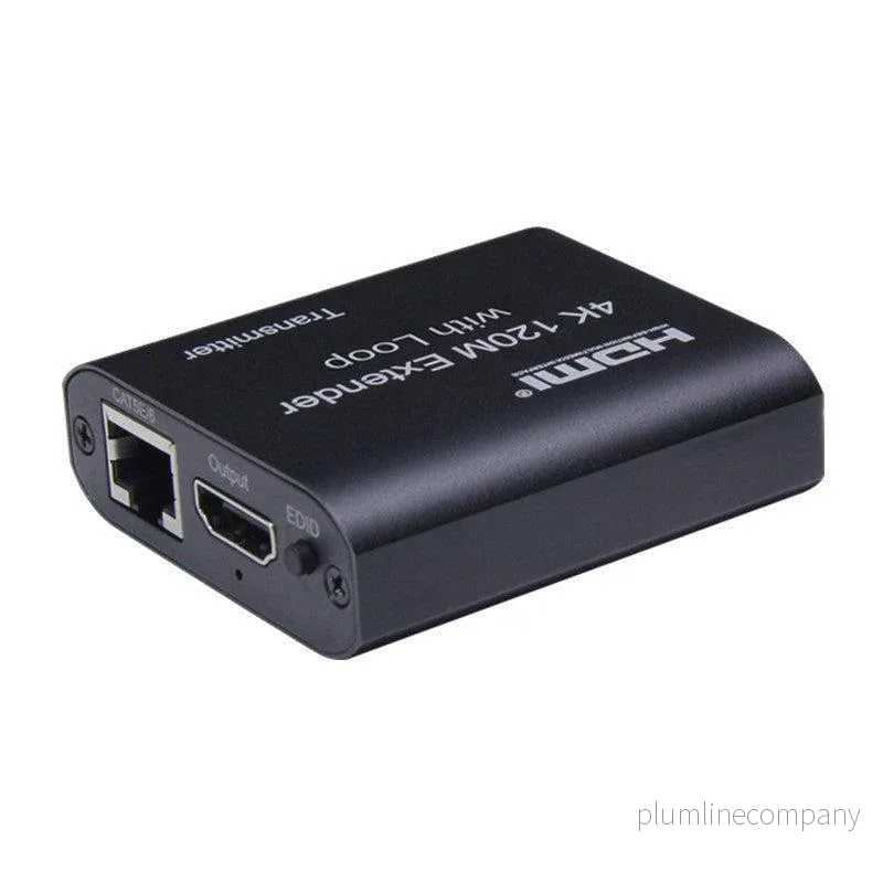 NÖRDIC HDMI Cat6 förlängning 120m 4K30Hz HD med loop EDID funktion HDMI Extension - Bild 3