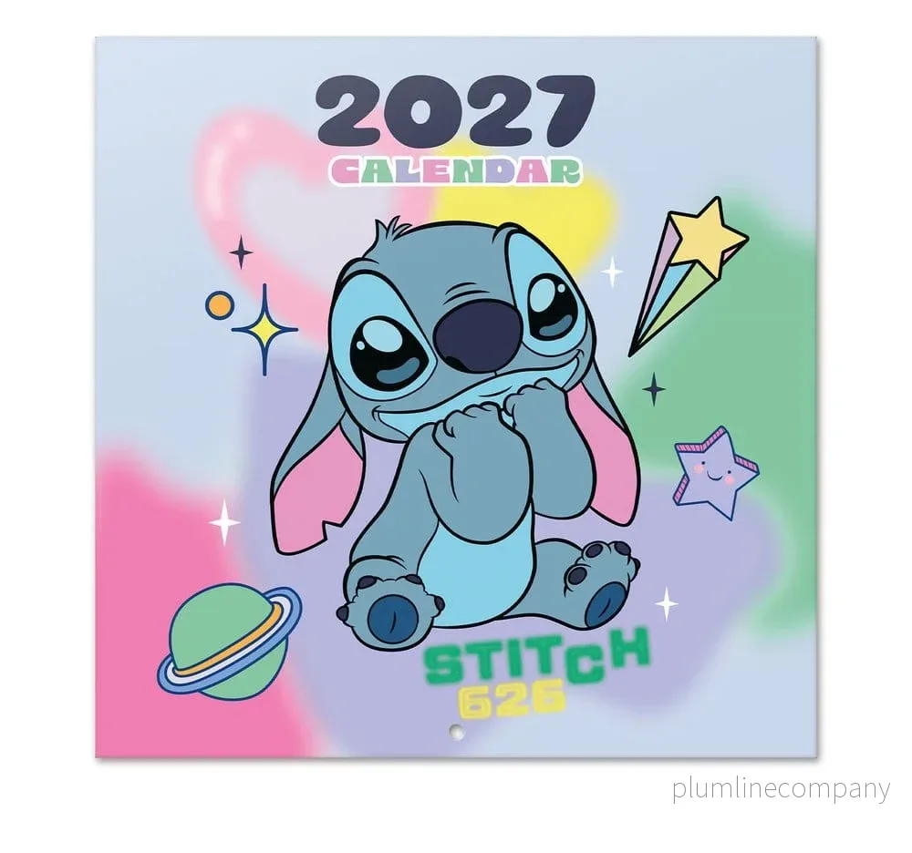 Disney Stitch 2027 Väggkalender 30 x 30 cm - Bild 2