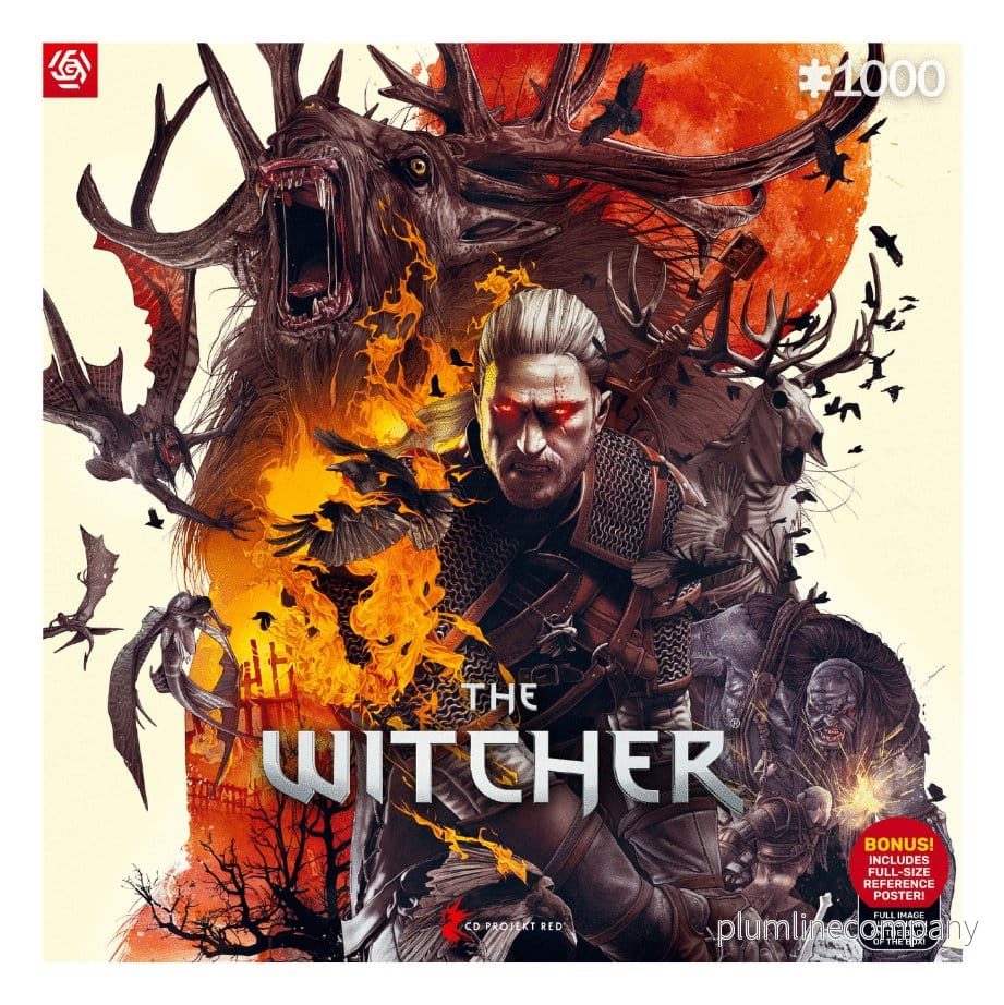 The Witcher Pussel Monster (1000 bitar) - Bild 2