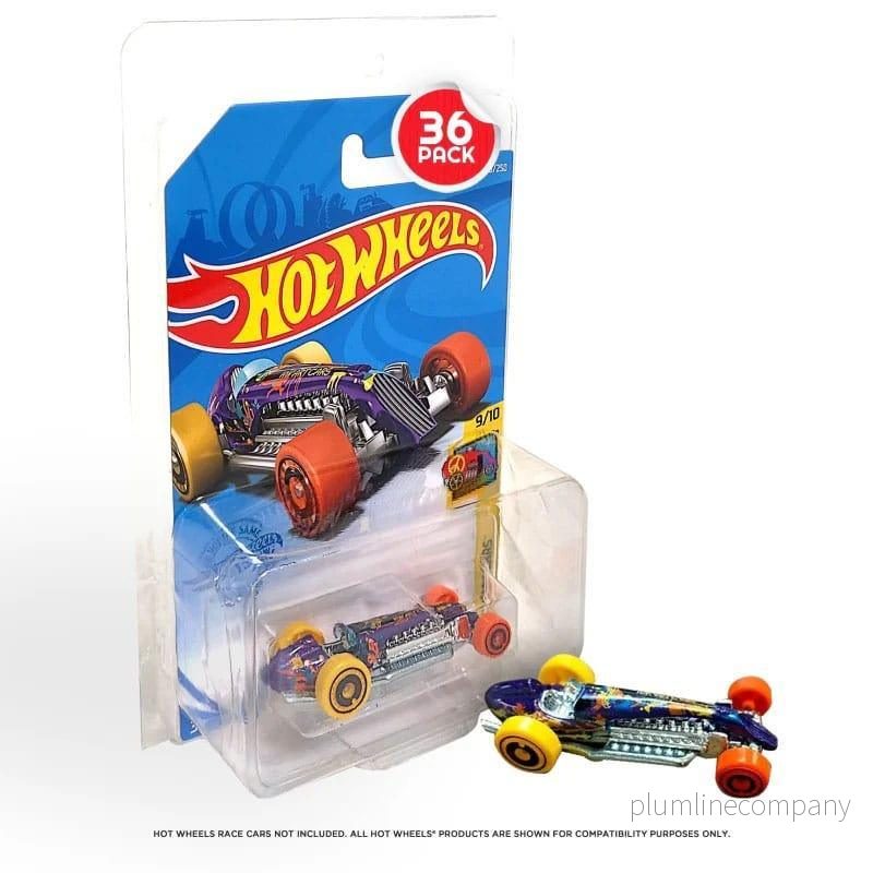 Hot Wheels Blisters 36-Pack för Långt Kort Mainline - Bild 3