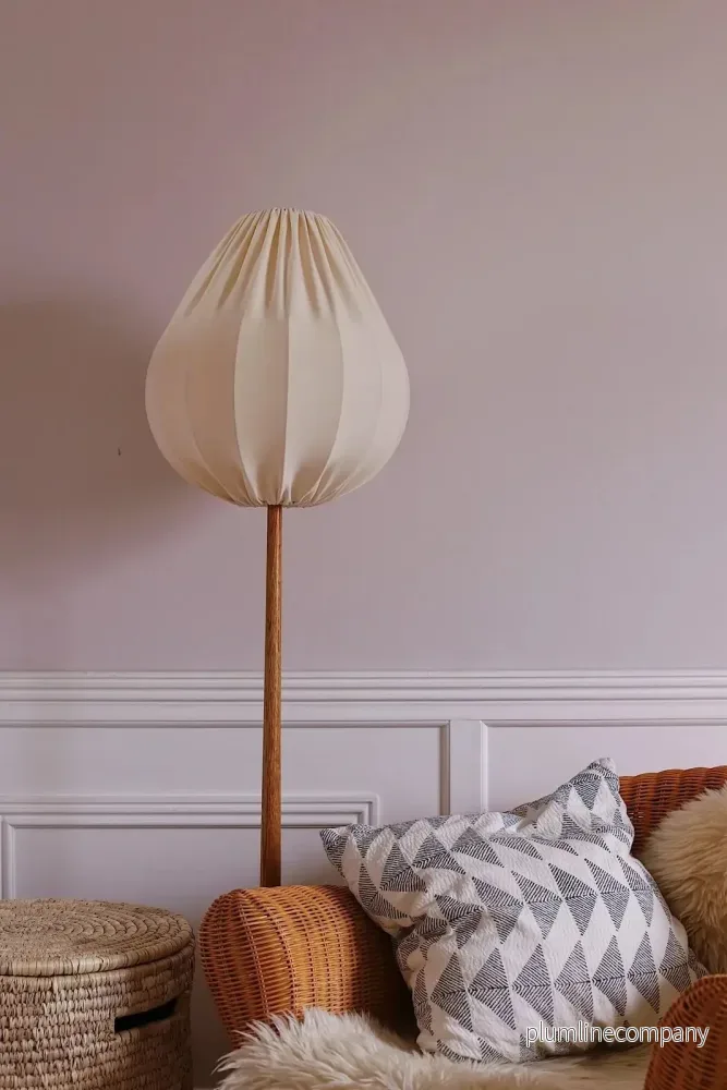 Droppe lampskärm 36 cm till golvlampa och bordslampa Sand - Bild 3